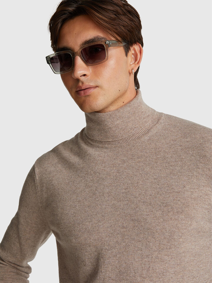 TURTLE NECK SWEATER Men image number 4